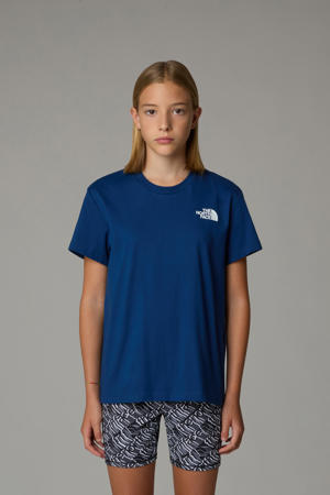 T-shirt donkerblauw/lichtblauw