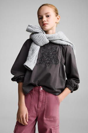 cargo broek donkerrood