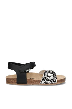 Sally Sand sandalen zwart/wit