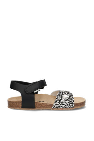 Sally Sand  sandalen zwart/wit