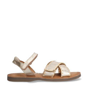 Celsey Call  leren sandalen goud