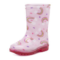 thumbnail: Roze meisjes Gevavi Cato regenlaarzen van rubber 