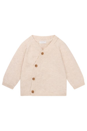 vest beige fijn gebreid