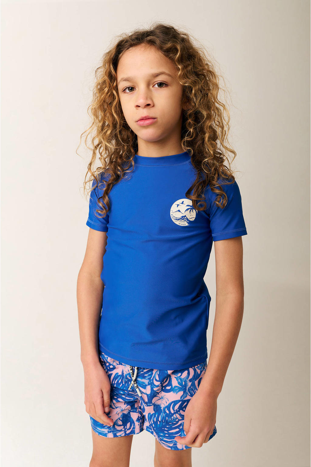 Tumble 'n Dry zwemshort blauw/roze