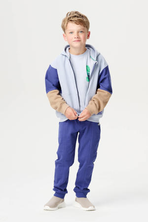 regular casual broek blauw