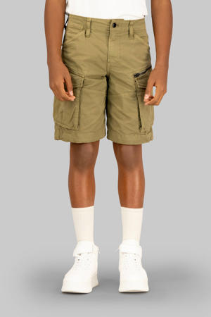 relaxed cargo short kaki