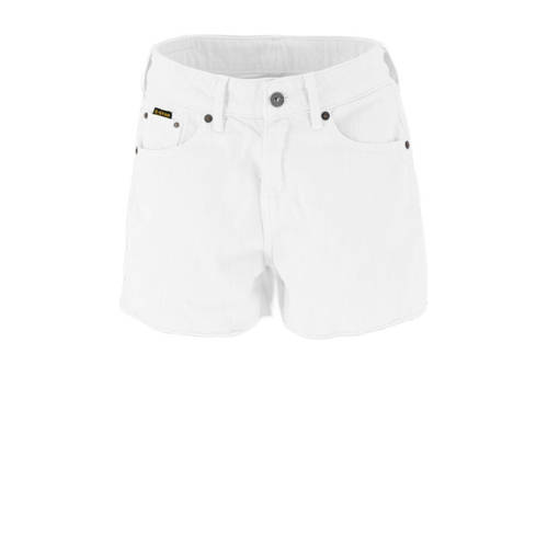 G-STAR regular denim short wit Korte broek Effen