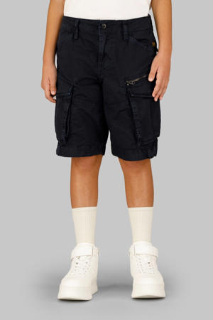 relaxed cargo short donkerblauw
