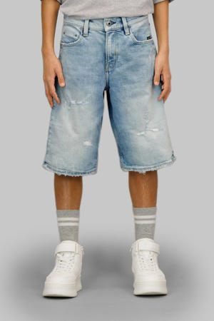Denim bermuda short MOSA SUN FADED VINTAGE REPAIR