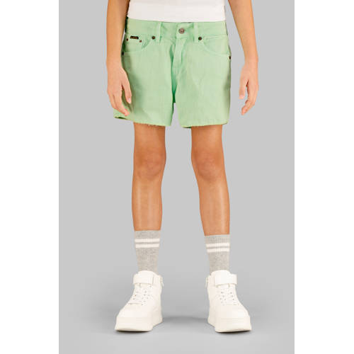 G-STAR regular denim short lichtgroen Korte broek Effen