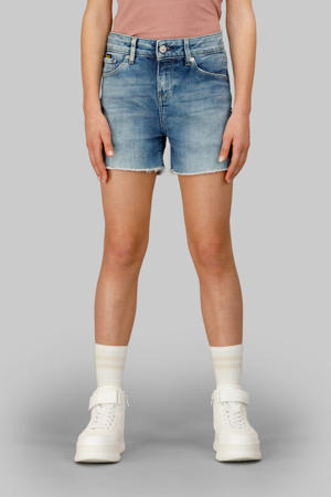 regular denim short light blue denim