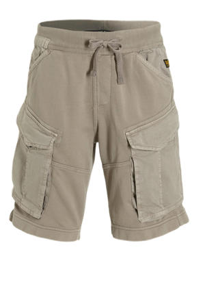 relaxed cargo short grijsbruin