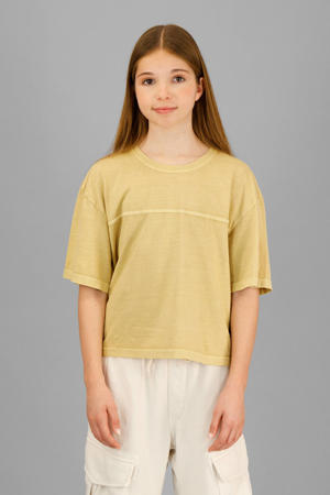 T-shirt geel