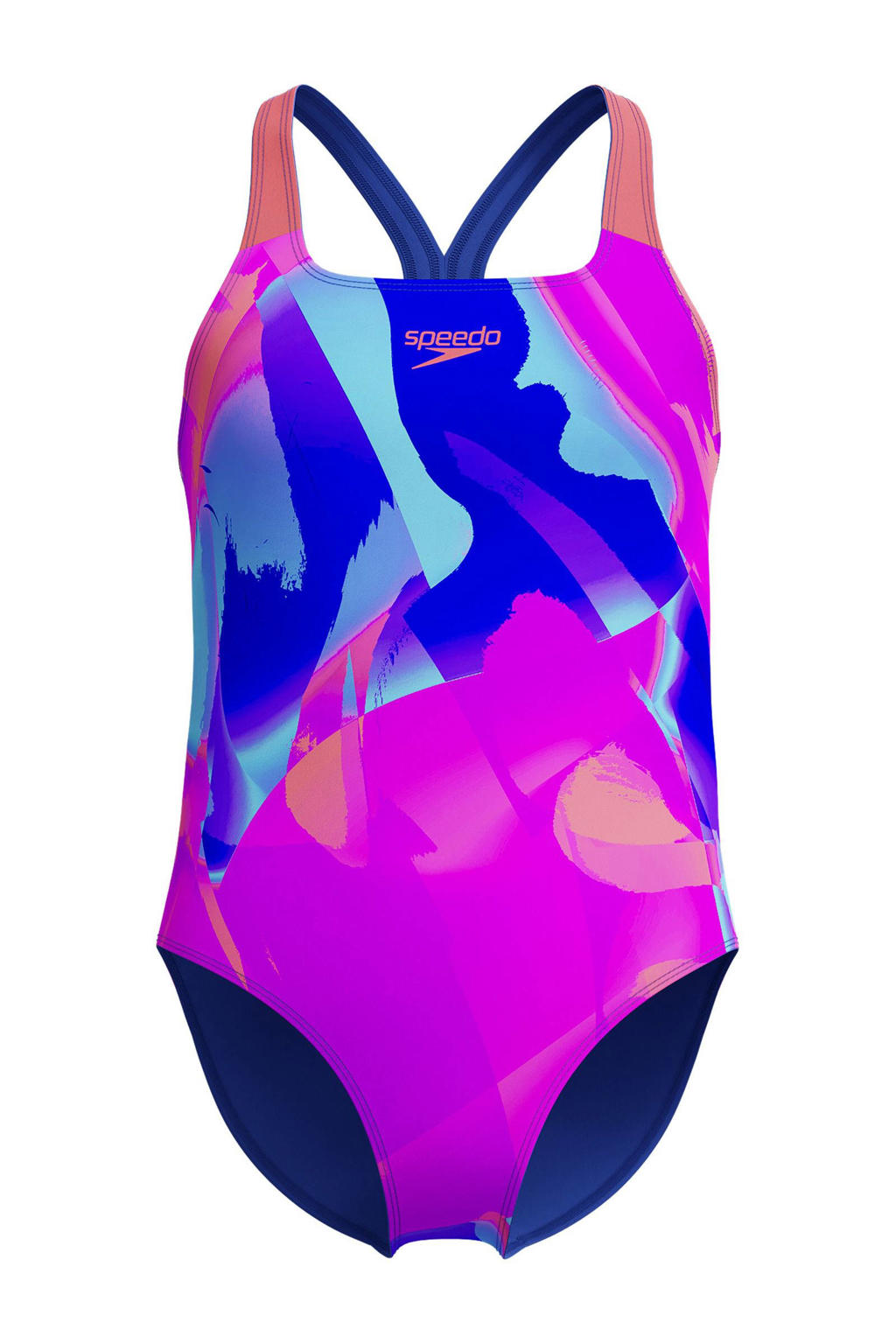 Speedo Endurance+ sportbadpak Powerback roze/blauw
