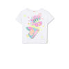 Billieblush T-shirt wit met pailletten