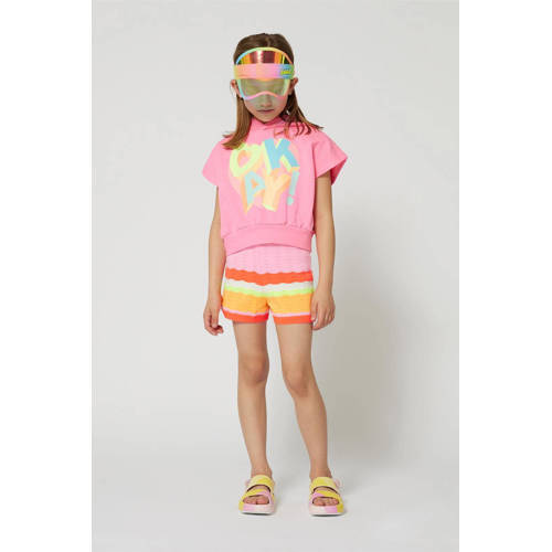 Billieblush strandshort roze Korte broek Meisjes Acryl Streep - maat 116 afbeelding