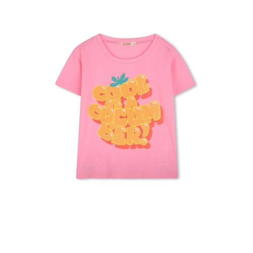 Billieblush T-shirt roze Meisjes Polyester Ronde hals Printopdruk - maat 104 afbeelding