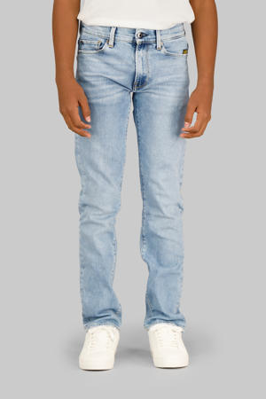 straight leg jeans light blue denim