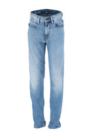 thumbnail: Light blue denim jongens G-STAR van katoen met straight fit, regular waist, rits- en knoopsluiting en effen