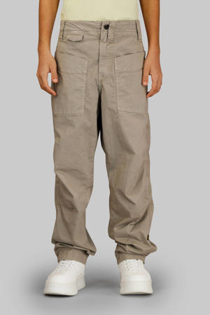 relaxed casual broek grijsbruin