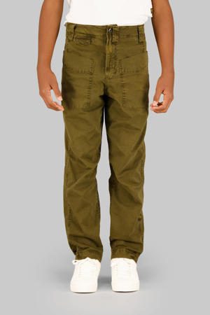 relaxed casual broek groen