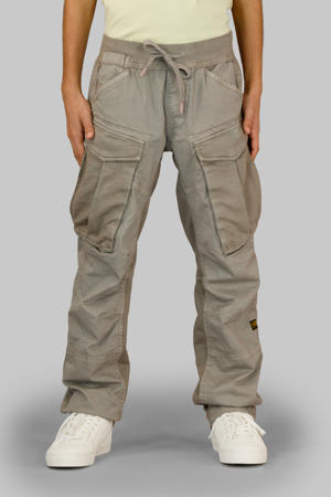 tapered cargo broek grijsbruin