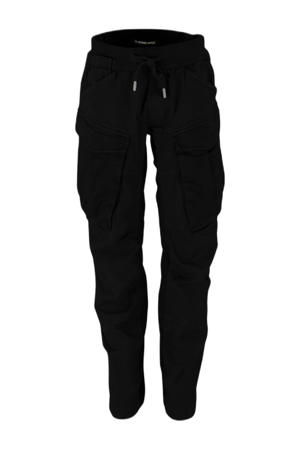 tapered cargo broek zwart