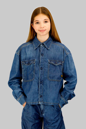 blouse medium blue denim