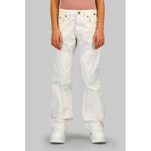 G-STAR BOWEY loose fit carpenter jeans ecru Meisjes Stretchkatoen Effen