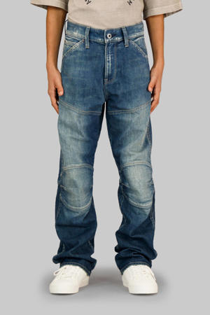 regular waist regular fit jeans dark blue denim