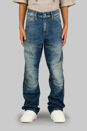 regular waist regular fit jeans dark blue denim