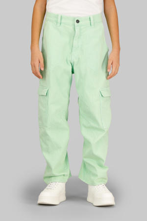 loose cargobroek mintgroen