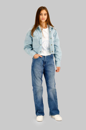 blouse light blue denim