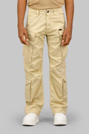 loose cargobroek kaki