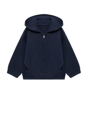 sweatvest blauw
