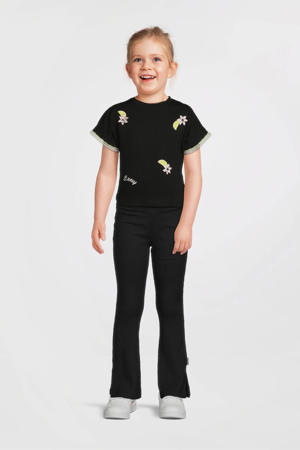 flared legging zwart