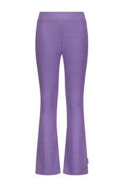 thumbnail: Paarse meisjes B.Nosy flared legging van polyester met regular waist, elastische tailleband en effen