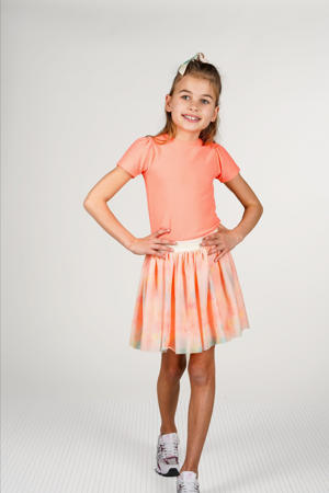 midi jurk roze