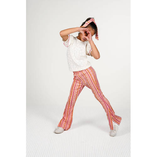 B.Nosy flared legging oranje Broek Meisjes Polyester All over print - maat 146/152 afbeelding