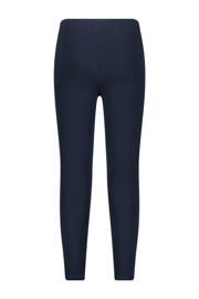 thumbnail: Donkerblauwe meisjes B.Nosy skinny legging van stretchkatoen met regular waist, elastische tailleband en effen