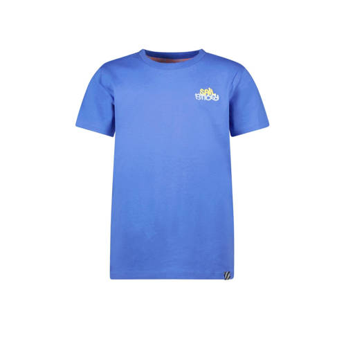 B.Nosy T-shirt blauw Jongens Katoen Ronde hals Backprint
