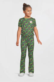 thumbnail: Groen en multikleurige meisjes B.Nosy flared legging van polyester met regular waist en elastische tailleband