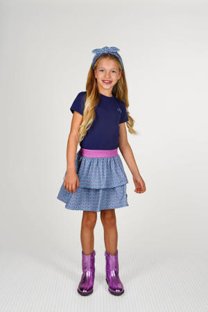 midi jurk donkerblauw