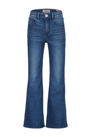 straight leg jeans medium blue denim