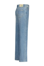 thumbnail: Vingino high waist wide leg jeans light blue denim