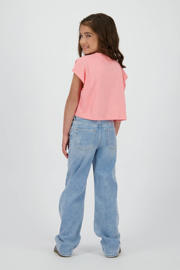 thumbnail: Vingino high waist wide leg jeans light blue denim