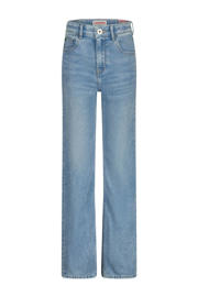thumbnail: Vingino high waist wide leg jeans light blue denim