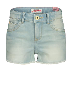 regular denim short light blue denim