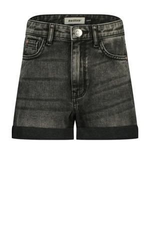regular denim short black denim