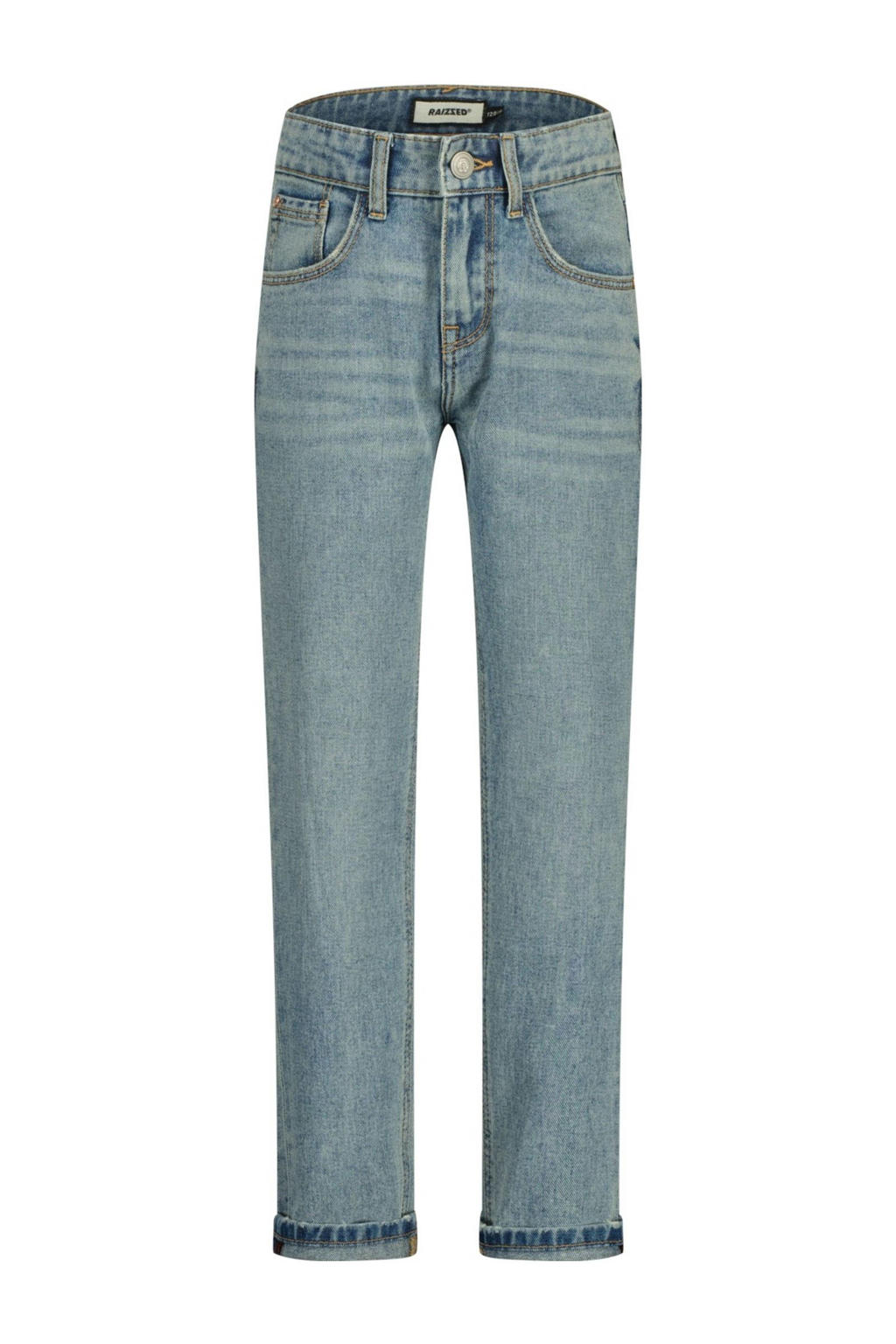 Raizzed straight fit regular waist jeans light blue denim